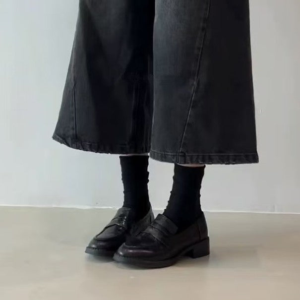 Damen Elegante Loafers mit hochwertigem Leder und komfortablem Fußbett EB