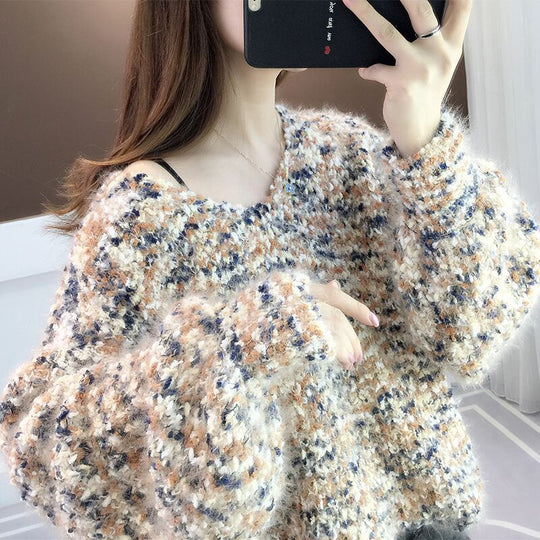 Damen Pullover im lässigen Strickstil EB