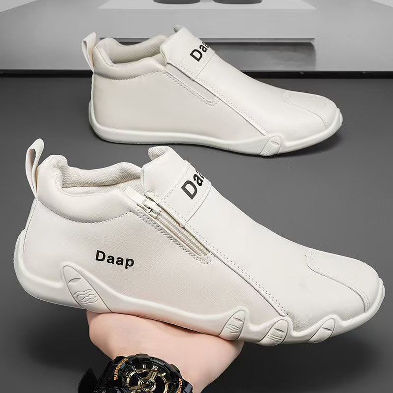 Damen Modische Stiefel mit praktischem Reißverschluss und stylischem Design EB