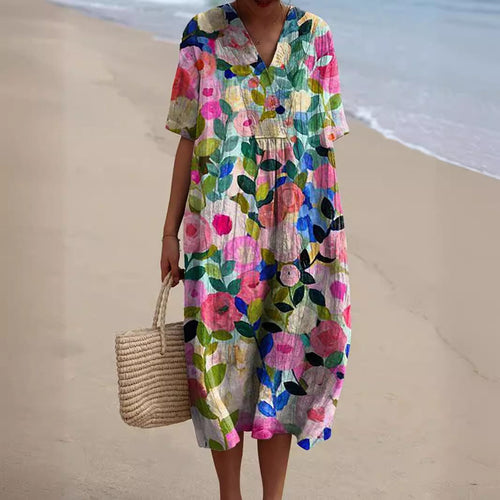 EB | Bunte, Blumige Sommerkleid