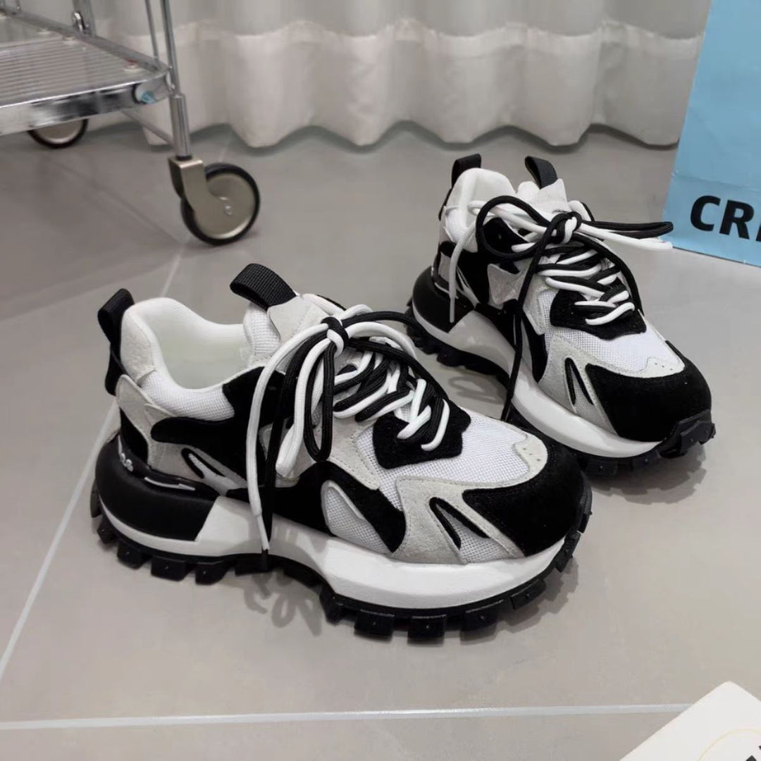 Damen Sportliche Sneakers mit dämpfender Sohle und atmungsaktivem Obermaterial EB
