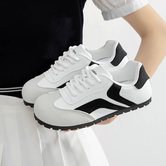 Damen Sportliche Freizeit-Sneaker mit atmungsaktiver Oberflächenstruktur EB
