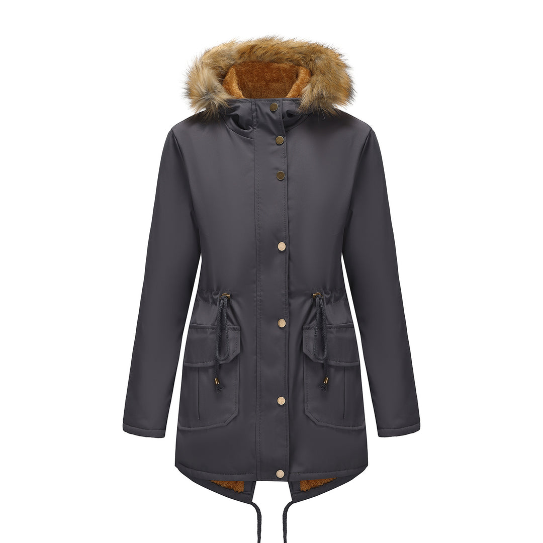 Damen Winterparka mit Pelzkragen EB