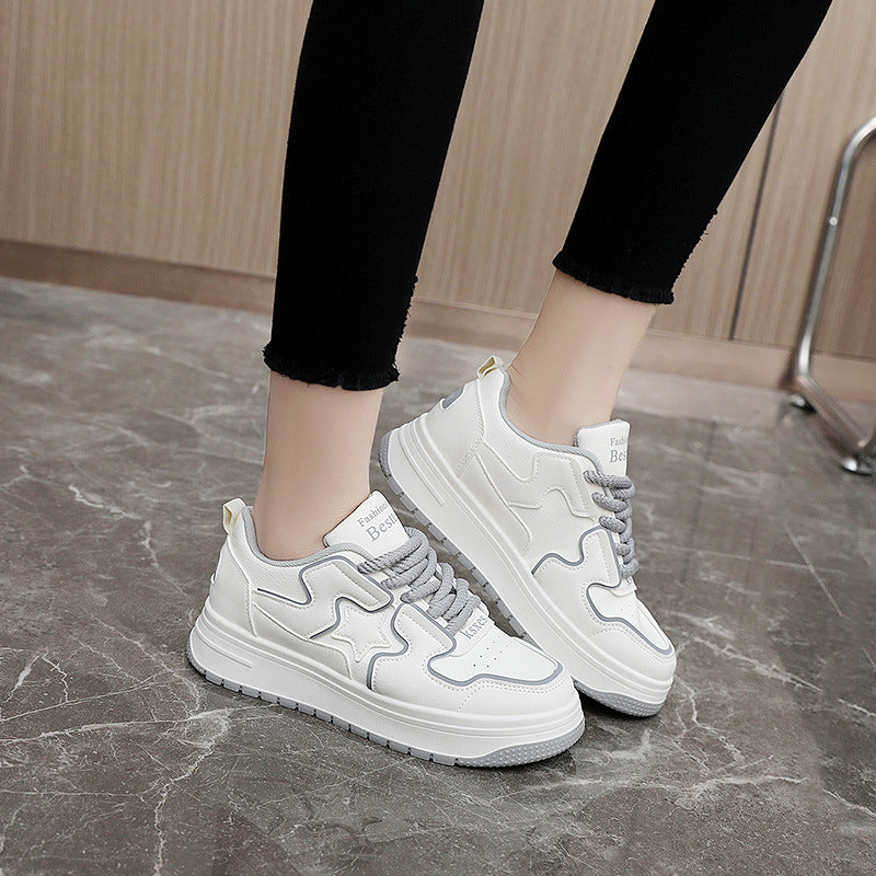 Damen modische Sneakers mit ergonomischer Dämpfung und trendigem Design EB