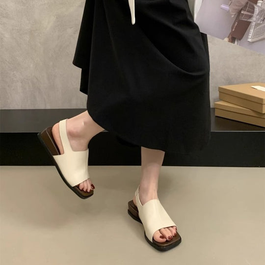 Damen elegante und bequeme Sandalen mit modischem Riemchen und ergonomischer Sohle EB