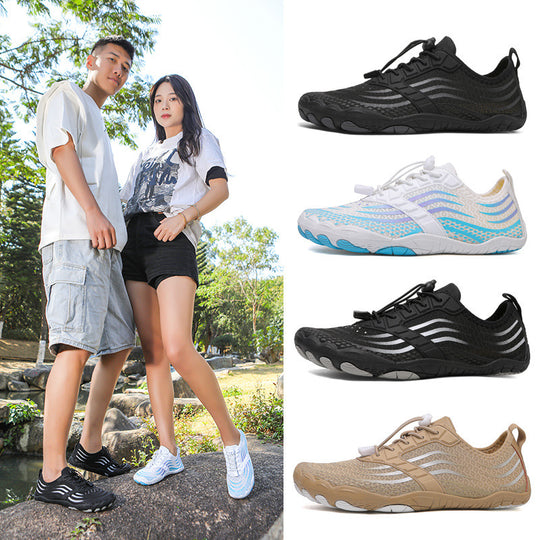 Damen Flexibles Aquasport-Schnürschuhe mit rutschfester Sohle und atmungsaktivem Obermaterial EB