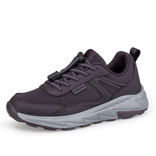 Damen Leichte Alltags-Sneaker mit atmungsaktivem Mesh-Obermaterial und rutschfester Sohle EB