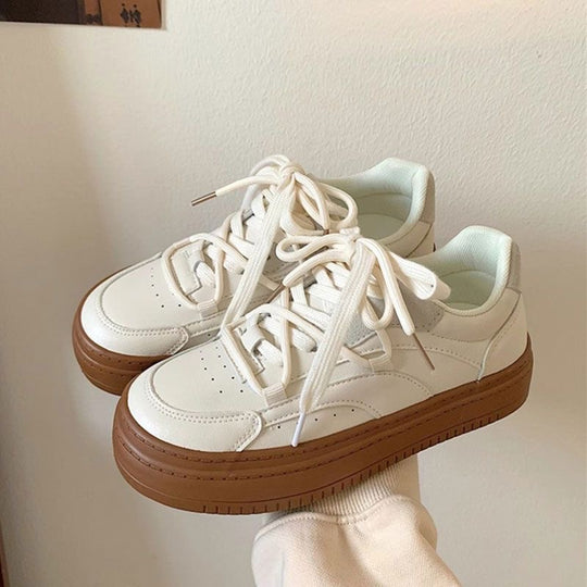 Damen modische Plattform Sneakers EB