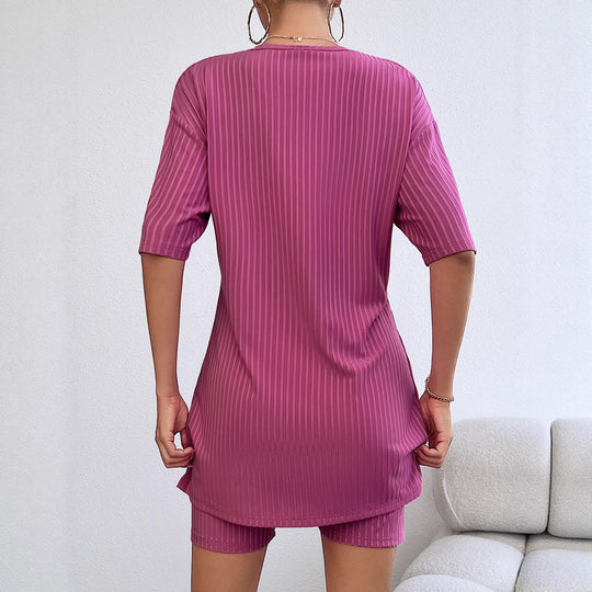 Damen Sportliches Kurzarm-Kleid mit integriertem Radlerhose EB