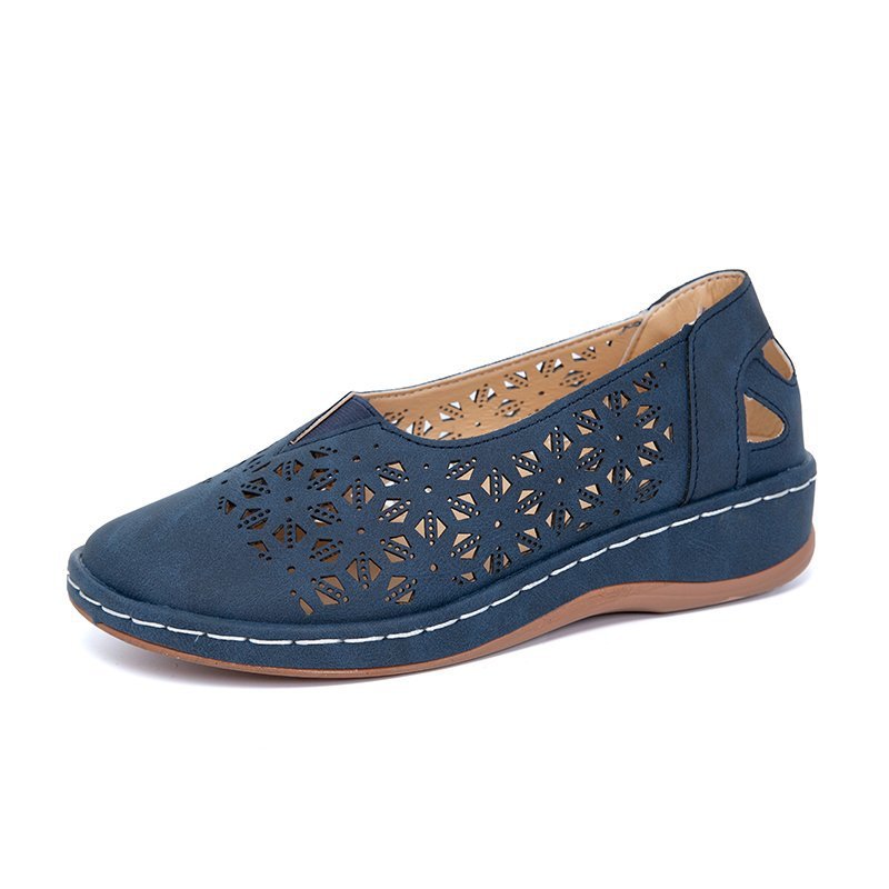 Damen Bequeme Ballerinas mit Luftlöchern EB