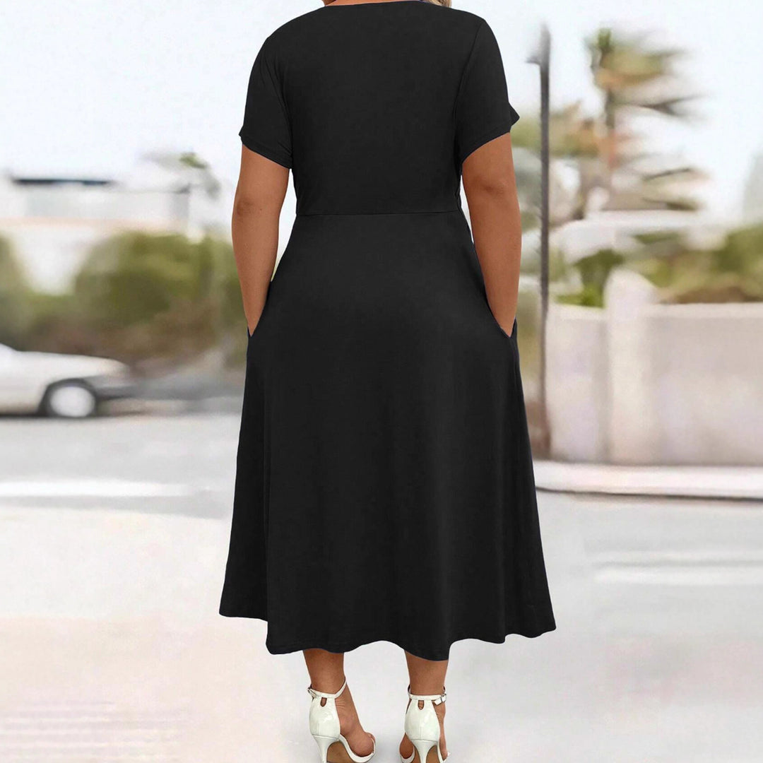 Damen lockeres Maxi-Kleid EB