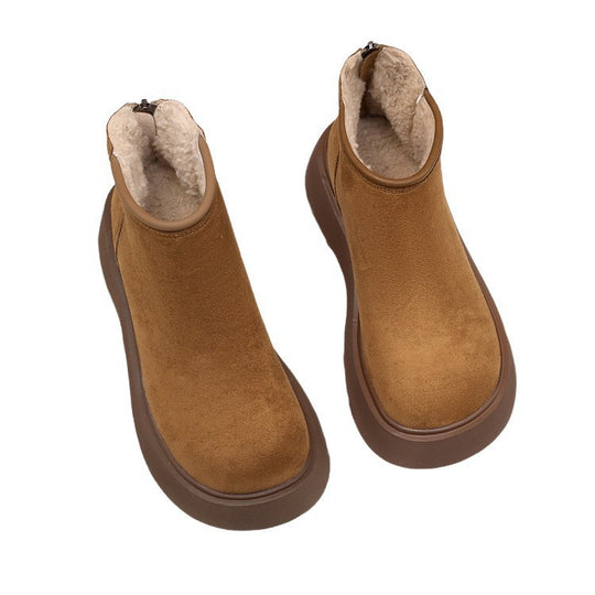 Damen Winterstiefeletten mit bequemem Fleece-Futter EB