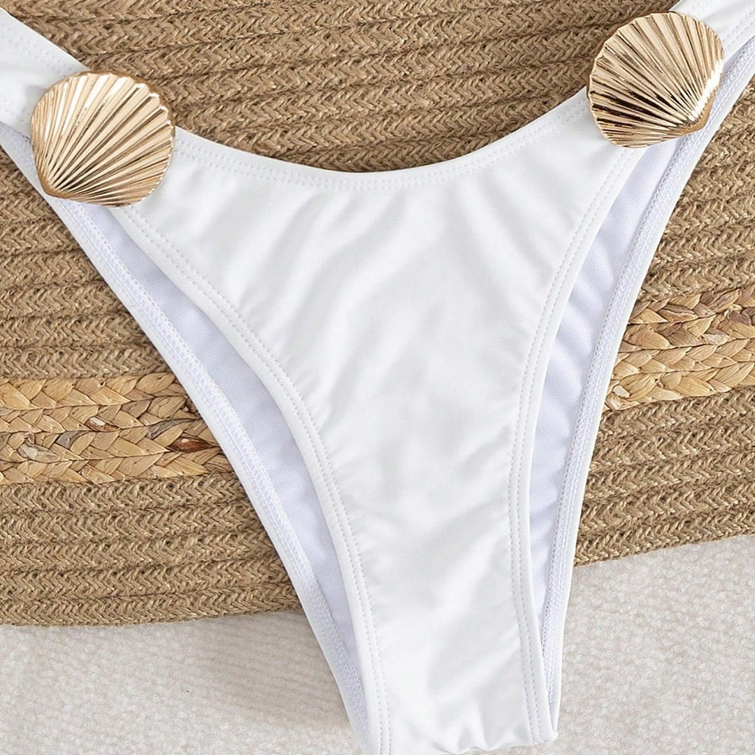 Damen Bikini-Set mit raffinierten Muscheldetails EB