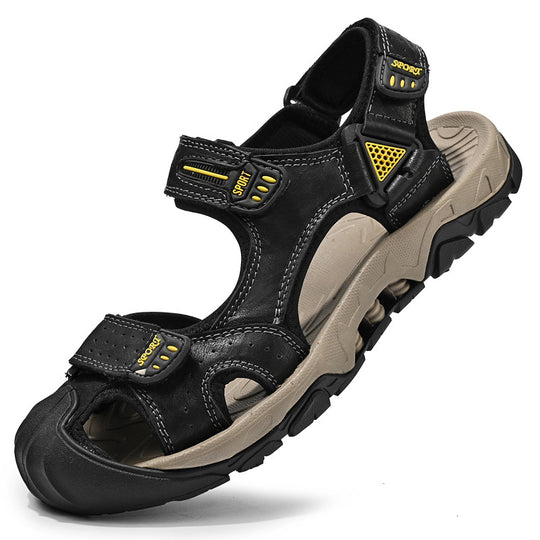 Herren Sportliche Freizeitsandalen mit einem praktischen Klettverschluss und rutschfester Sohle EB