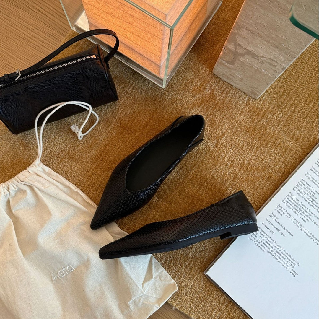 Damen Elegante Slingback Schuhe mit stilvollem, spitz zulaufendem Design EB