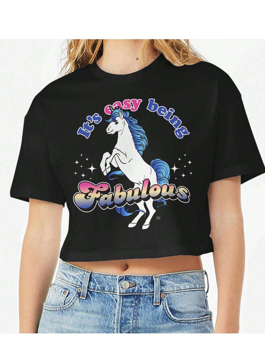 Damen Kurzarm T-Shirt mit auffälligem Motorrad-Design EB