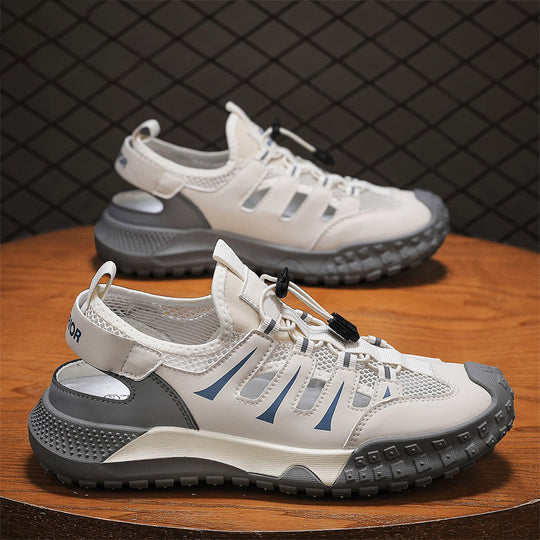 Herren Outdoor-Sandalen mit atmungsaktiven Mesh-Einsätzen und rutschfester Sohle EB