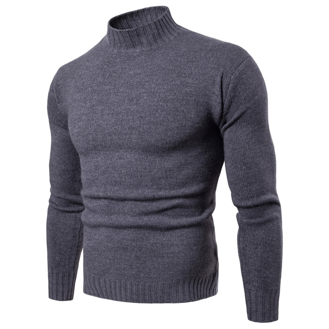 Damen hochgeschnittener Pullover mit Stehkragen EB