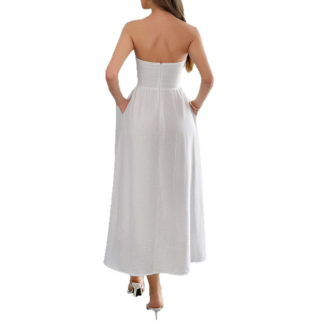 Damen Sommerliches Maxikleid im eleganten Streifenmuster EB
