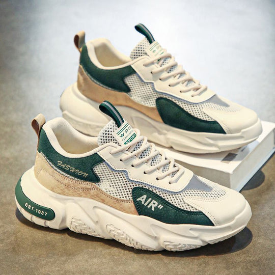 Damen Sportliche Chunky Sneakers mit atmungsaktiver Mesh-Oberfläche und dämpfender Sohle EB