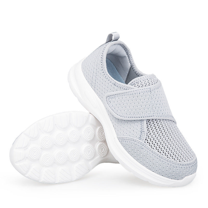Unisex nan atmungsaktive Komfort-Halbschuh mit Klettverschluss und ergonomischer Dämpfung EB