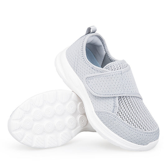 Unisex nan atmungsaktive Komfort-Halbschuh mit Klettverschluss und ergonomischer Dämpfung EB