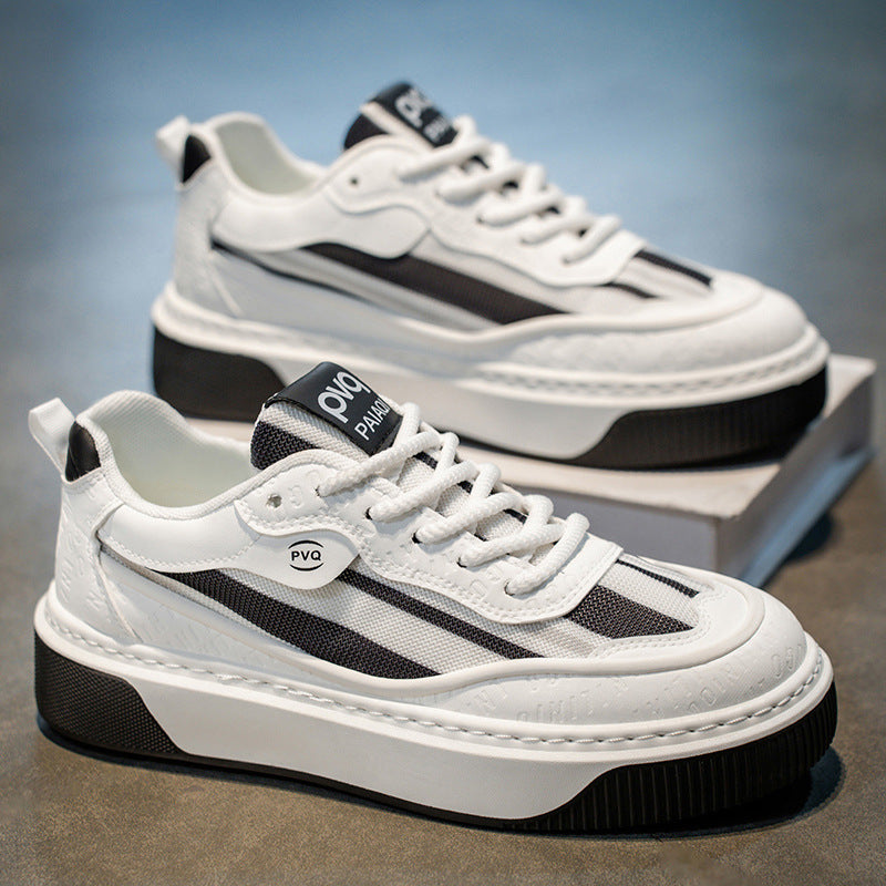 Damen Sneakers mit hohem Plateau und atmungsaktivem Mesh EB