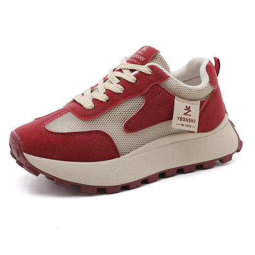 Damen Sportliche Sneakers mit atmungsaktiver Mesh-Oberfläche und dämpfender Laufsohle EB 1771555985