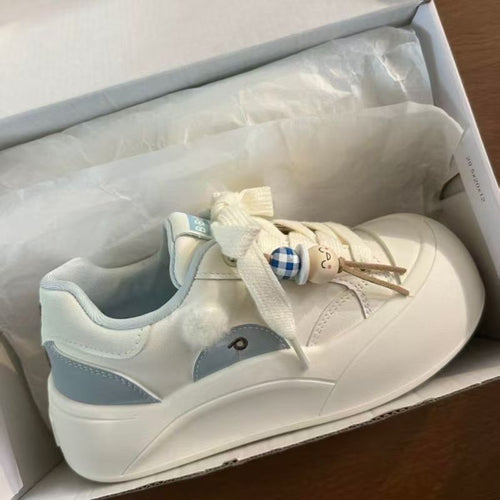 Damen Modische Sneakers mit dekorativen Applikationen und dämpfender Sohle EB