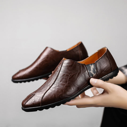 Damen bequeme Lederclogs EB