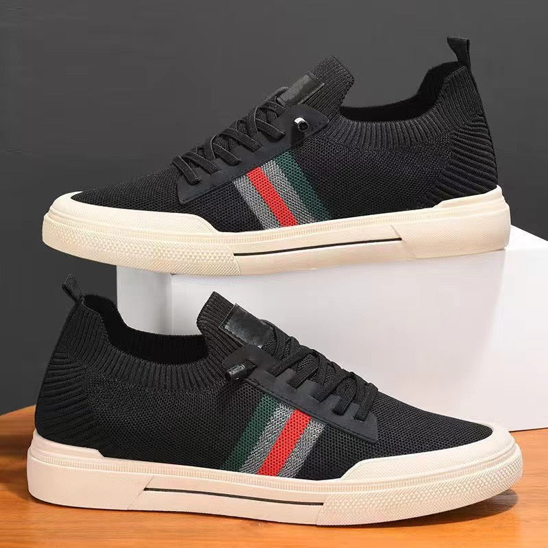 Damen Modische Canvas-Sneaker mit sportlichem Design EB
