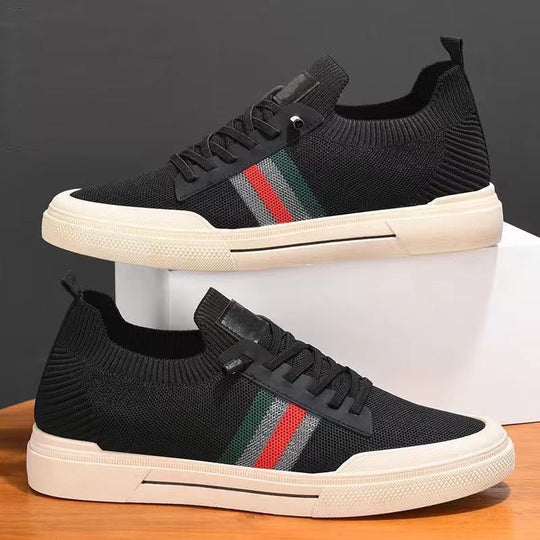 Damen Modische Canvas-Sneaker mit sportlichem Design EB