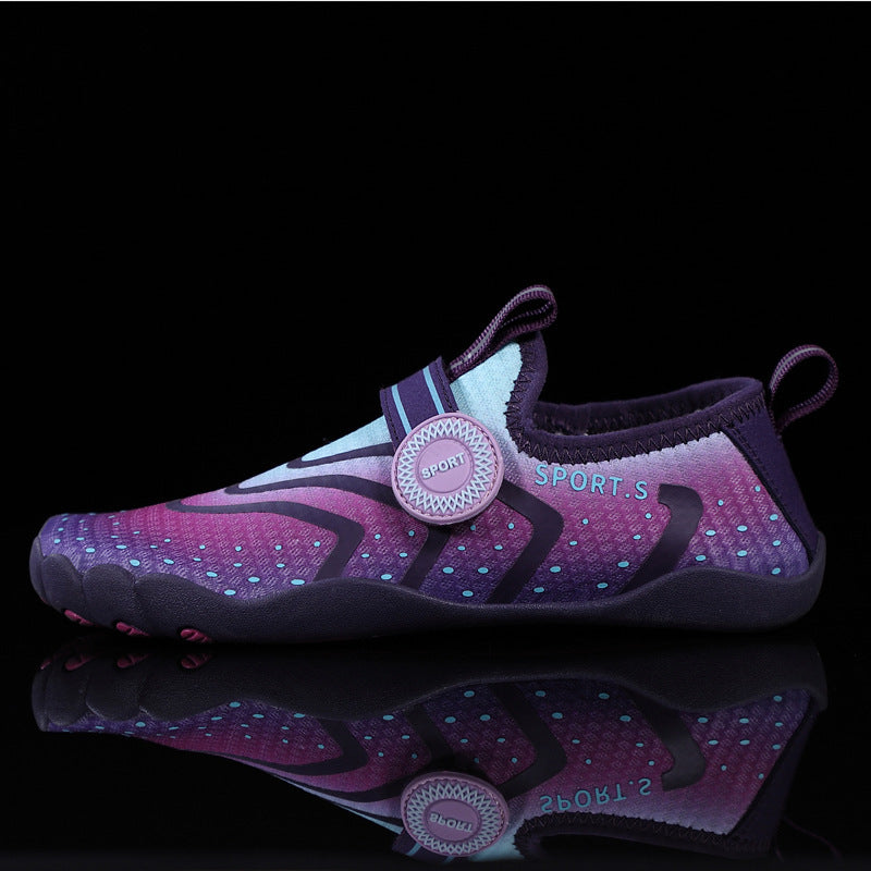 Damen Sportliche Wasserschuhe mit rutschfester Sohle und flexiblem Design EB