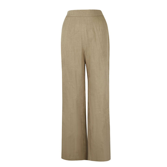 Damen Elegante Palazzo-Hose mit hohem Bund und schickem Schnitt EB