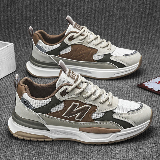 Damen Bequeme Sport-Sneakers mit atmungsaktivem Obermaterial und dämpfender Laufsohle EB