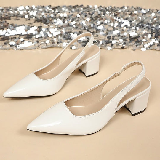 Damen Elegante Slingback-High-Heels mit bequemer Innensohle EB