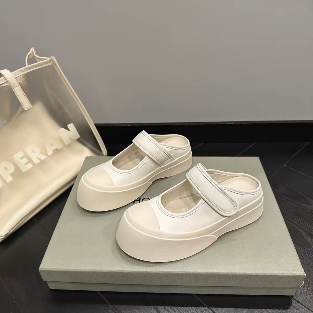Damen Komfortable Slip-On Sneakers mit elastischem Riemen EB