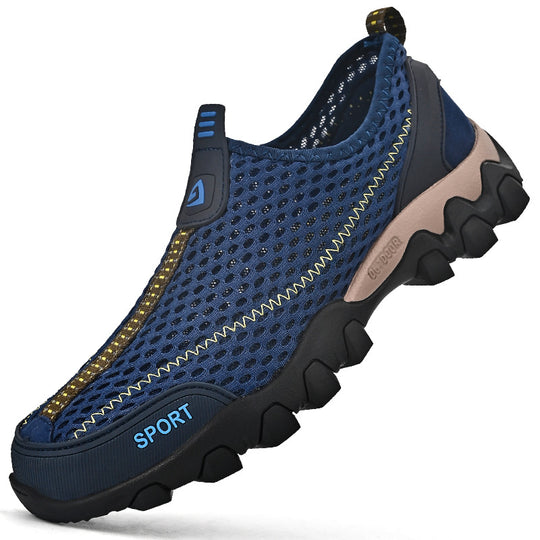 Damen Sportliche atmungsaktive Fitnessschuhe mit rutschfester Sohle EB
