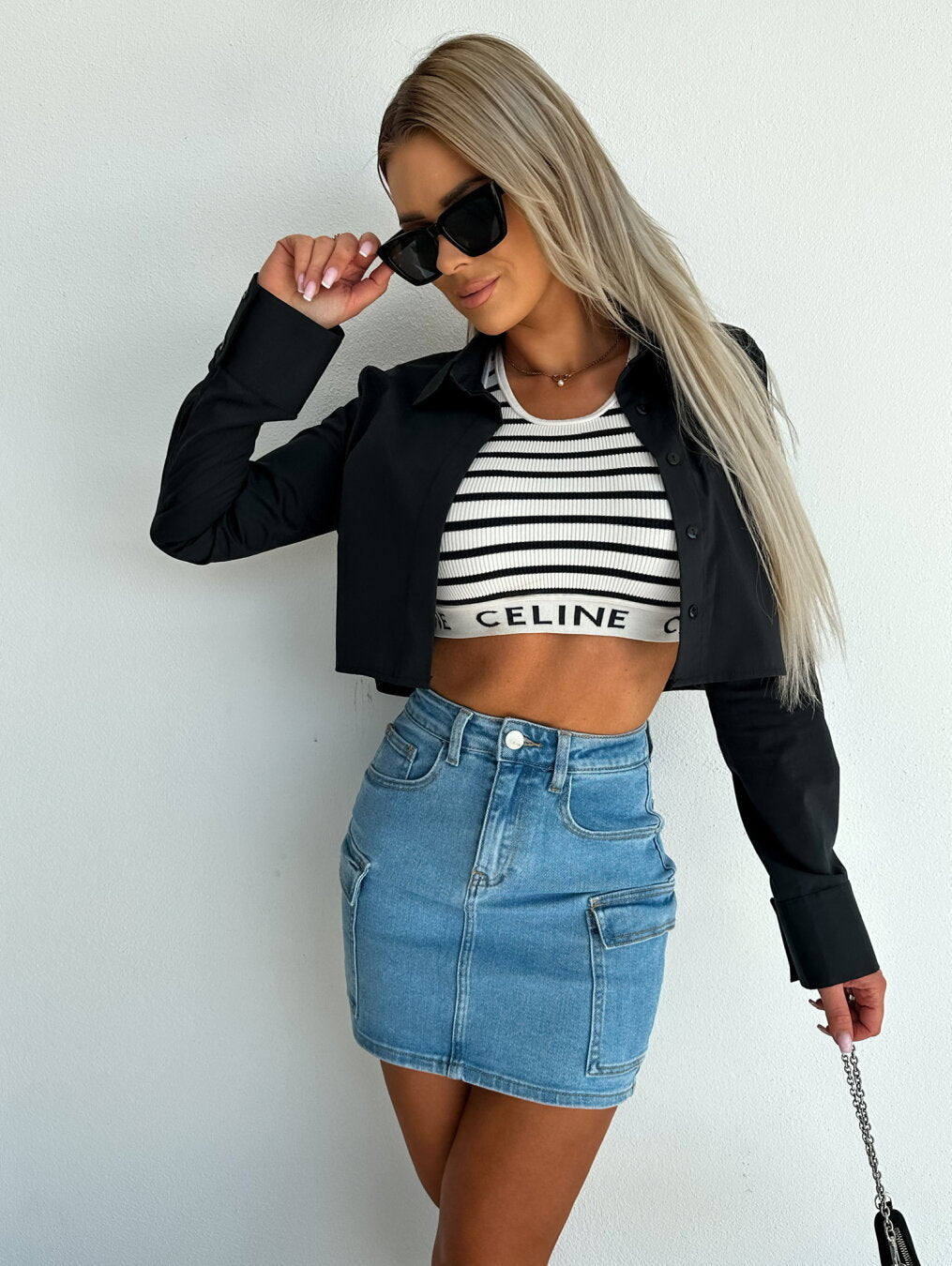Damen Kurzjacke mit elegantem Schnitt und modischen Details EB