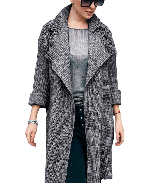 Damen oversized Strickmantel EB