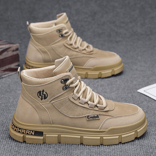 Damen moderne High-Top Sneakers mit stabiler Profilsohle EB