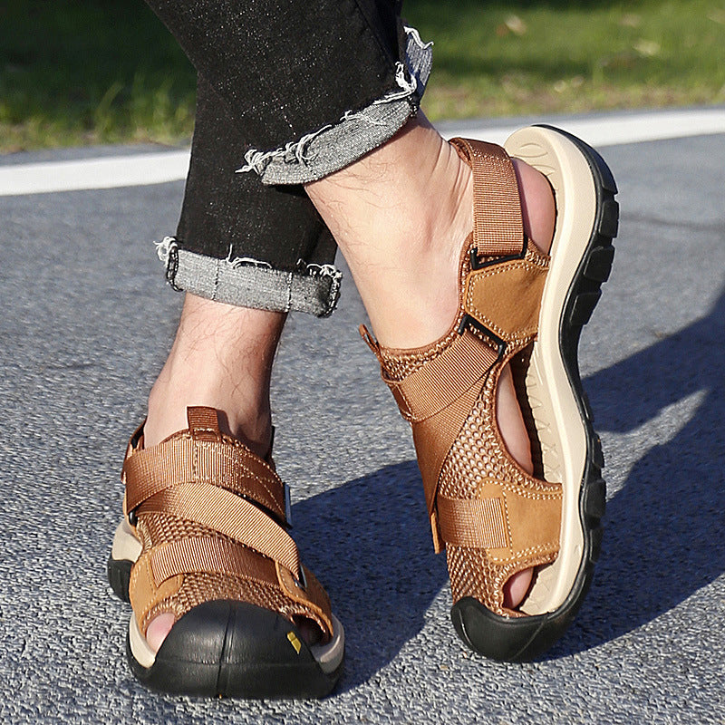 Damen Atmungsaktive Sport-Sandalen mit verstellbaren Riemen und rutschfester Sohle EB