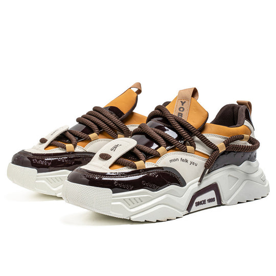 Damen Sportliche Chunky Sneakers mit innovativem Dämpfungssystem und stabiler Sohle EB