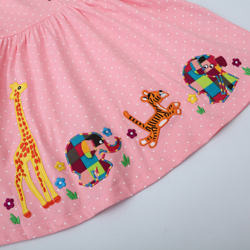 Mädchen Tiermotiv Sommerkleid EB