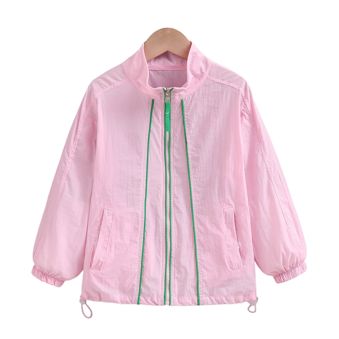 Damen nan leichte Übergangsjacke mit hohem Kragen Kordelzug Elastikbündchen und Reißverschluss R&B