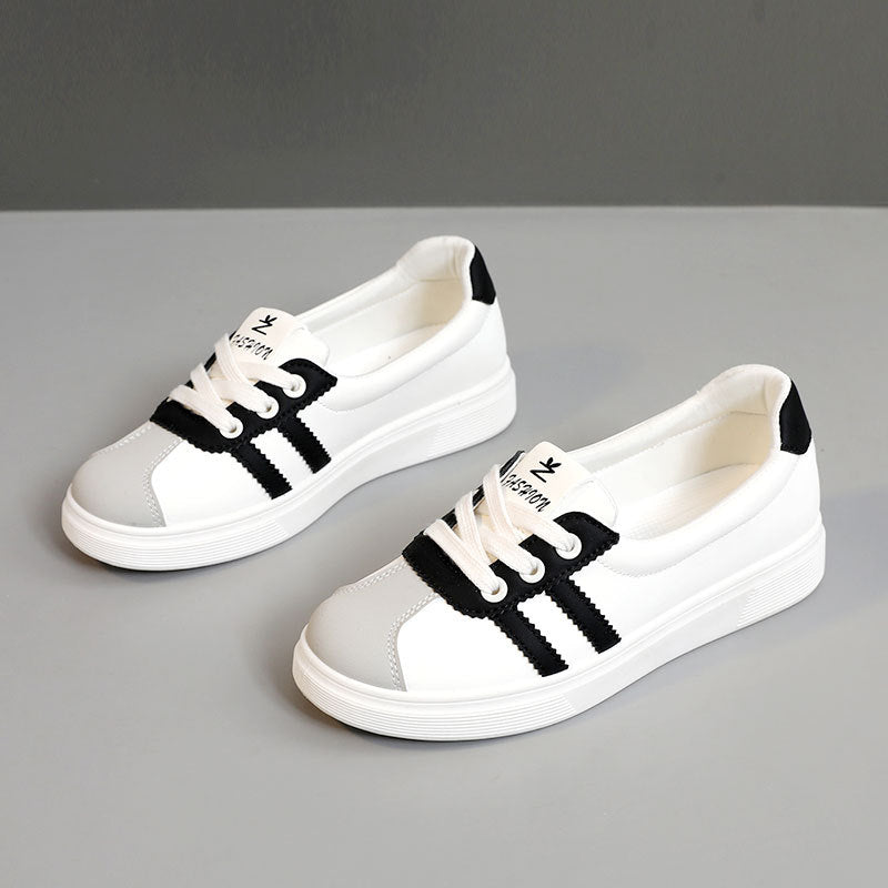 Damen Sportliche Sneakers mit metallischen Akzenten und komfortabler Dämpfung EB