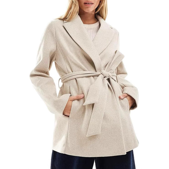 Damen Elegante und bequeme Wickeljacke EB