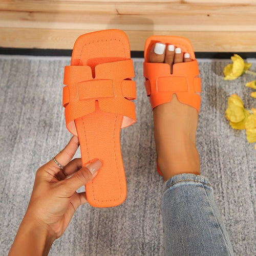 Damen modische Strand-Sandalen mit schickem Riemendesign EB