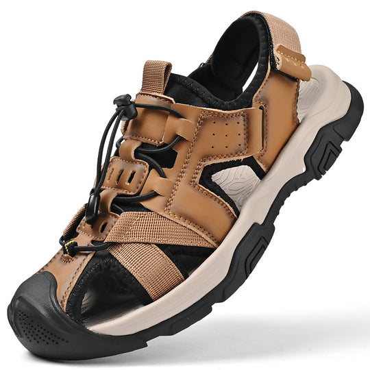 Herren Sportliche Sandalen mit rutschfester Sohle und verstellbarem Riemen EB