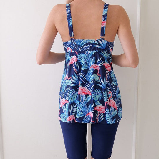 Damen Tankini-Set mit floralem Design und figurumspielender Passform EB